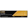 JCB Plokščių raktų rinkinys 10 vnt. (8-36 mm) ant drobės