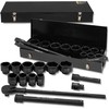 Smūginių sukimo galvučių komplektas JCB 8141-5MPB; 1''; 36-80 mm; 15 vnt.