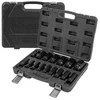 JCB Smūginių galvučių rinkinys 1/2 colio, 16 vnt. (6 kampų) (10–32 mm) (36 mm, 12 kampų)