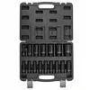 JCB Smūginių galvučių rinkinys 1/2 colio, 16 vnt. (6 kampų) (10–32 mm) (36 mm, 12 kampų)