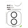 JCPal fotoaparato objektyvo apsauginis stiklo apsauginis dėklas - iPhone 17 (skaidrus)