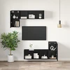 TV staliukas Sieninis televizoriaus stovas 30,5 x 30 x 60 cm Juodas ąžuolas