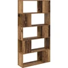 TV staliukas TV spintelių komplektas 80 x 24 x 156 cm Ruda Apdirbta mediena