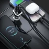 JELLICO car charger F15 PD 88,5W 2xUSB-C + 1xUSB QC3.0 Juodas