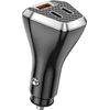 JELLICO car charger F15 PD 88,5W 2xUSB-C + 1xUSB QC3.0 Juodas