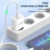 JELLICO sieninis pakrovėjas AK180 PD 20W 1xUSB-C + laidas USB-C - Lightning Baltas
