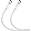 Jellico B22 Super ātrs universāls USB-C uz USB-C datu un ātrās PD 100W 20V/5A uzlādes kabelis 1m Balts