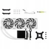 TRYX PANORAMA 360 All-in-One Liquid Cooler, 3D-AMOLED-Ekranas – 360mm, baltos spalvos