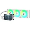 TRYX PANORAMA 360 ARGB All-in-One Liquid Cooler, 3D-AMOLED-Ekranas – 360mm, baltos spalvos