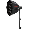 Jinbei Softbox Jinbei KM-40 su korinėmis plokštelėmis, Mini Mount