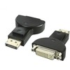 JJ Computer DisplayPort – juodas DVI-D AV adapteris (AVA120)