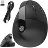 Pelė JLab Audio JLab JBUDS ERGONOMIC, dešinei rankai, Vertical design, RF belaidė + Bluetooth, 2400 DPI, Juodas