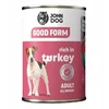 JOHN DOG Good form Rich in kalakutiena – drėgnas ėdalas šunims – 400g