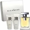 Set John Richmond: John Richmond Natural Hydrating Losjonas kūnui, 50 ml + Juodas Metal Natural Cleansing Dušo želė, 50 ml + John Richmond Eau De Parfum For Women, 100 ml