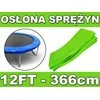 Spyruoklių apsaugos danga batutui SkyRamiz 366cm/12FT, Žalia
