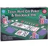 Jokomisiada Kortų žaidimo „2in1“ pokerio ir „BlackJack“ žetonų rinkinys + kortos + lenta GR0706