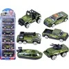 Jokomisiada Metal cars, set WOJSKO 6 pcs, ZA3505