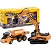 Jokomisiada Metal excavator + tipper set models ZA3910