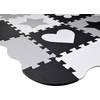 Jokomisiada Foam puzzle - Contrast baby mat SHAPES 120x120cm ZA4782
