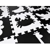 Jokomisiada Dėlionė FOAM Contrast Mat Animals Shapes