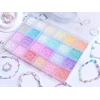 Jokomisiada Pastelinių Friendship Bracelet karoliukų rinkinys 24 spalvų ZA5336