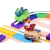 Jokomisiada Sukonstruok automobilį bėgių automobilis dinozauras 143 vnt blokas sunkvežimis mechaninis dinozauras ZA4195
