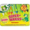 Vaškinės kreidelės SUPERWAXIES PERMANENT, Jolly, 10 sp.