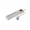 Jonex Ilgintuvas su jungikliu, 5 lizdų, su/be 10A, 3 m, baltas PS-570WS T-106010