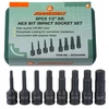 Jonnesway Kpl.kl.ampul.udar.cal. 8szt. 1/2'' (S05A4408S)