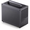 Jonsplus Z20 Mesh PC-kompiuterio korpusas, Mini Tower, Micro-ATX, mit Tragegriff – juodos spalvos