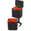 Joseph Joseph Joseph Totem Max juodas 60L Segregacja odpadów i recykling indas