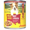 Josera Meat Lovers Menu jautiena with bulvės konservuotas pašaras šunims su jautiena ir bulvėmis, 800g