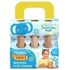 Jovi Antspaudai plastilinui mediniai 3 vnt. mix (8412027034951)
