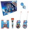Joy Toy 4 viename rinkinys vaikams: racijos, žibintuvėlis, žiūronai, kompasas Batman Superman / 23933 Dc