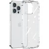 Joyroom Defender Series Apple iPhone 14 Plus Armored su stoveliu dėklas telefonui skaidrus (JR-14H3)