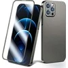 Joyroom 360 priekinis ir galinis dangtelis telefonui Apple iPhone 13 Pro + apsauginis ekrano stiklas pilkas (JR-BP935 tranish)