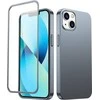 Joyroom 360 priekinis ir galinis dangtelis telefonui Apple iPhone 13 + apsauginis ekrano stiklas pilkas (JR-BP927 tranish)