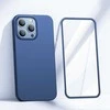 Joyroom 360 priekinis ir galinis dangtelis telefonui Apple iPhone 13 Pro + apsauginis ekrano stiklas mėlynos spalvos (JR-BP935 mėlynos spalvos)
