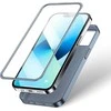 Joyroom 360 priekinis ir galinis dangtelis telefonui Apple iPhone 13 + apsauginis ekrano stiklas pilkas (JR-BP927 tranish)