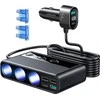 Automobilinis įkroviklis Joyroom 9in1 154W 3x12V, PD USB Type-C, QC3.0 USB-A, 4xUSB-A JR-CL06