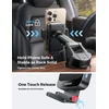 Joyroom JR-ZS241S car mount with inductive charger skirtas dashboard – juodos spalvos
