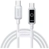 Joyroom S-A55 StarFlight 100W USB-C – USB-C laidas 1,2 m – Baltas