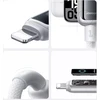 Kabelis Joyroom S-A55 StarFlight 3A USB-A – Lightning 1,2m – baltos spalvos