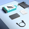Joyroom Powerbank JR-PBM08 Pro 22,5W 10000mAh su belaidžiu įkrovimu 2x USB-C - titaninis (6956116749828)