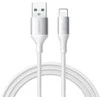 Joyroom S-A28 Flash serijos 3A USB-A - Lightning kabelis 1m - baltas