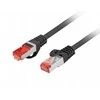 Lanberg PATCHCORD KAT.6 S/FTP LSZH CU 20M Juodas FLUKE PASSED LANBERG