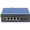 Šakotuvas Jungiklis Digitus DIGITUS Ind. 4+2 prievadų L2 valdomas Gigabit Ethernet jungiklis 4 x GE RJ45 + 2 SFP prievadas