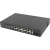 Šakotuvas LANBERG RSFE-16P-2C-150 jungiklis 16x 100Mb PoE+/2x Combo Gigabit 150W nevaldomas