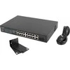 Šakotuvas LANBERG RSFE-16P-2C-250 jungiklis 16x 100Mb PoE+/2x Combo Gigabit 250W nevaldomas