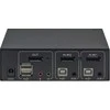 Intracom MANHATTAN KVM jungiklis DisplayPort/USB 2x1 4K 60Hz